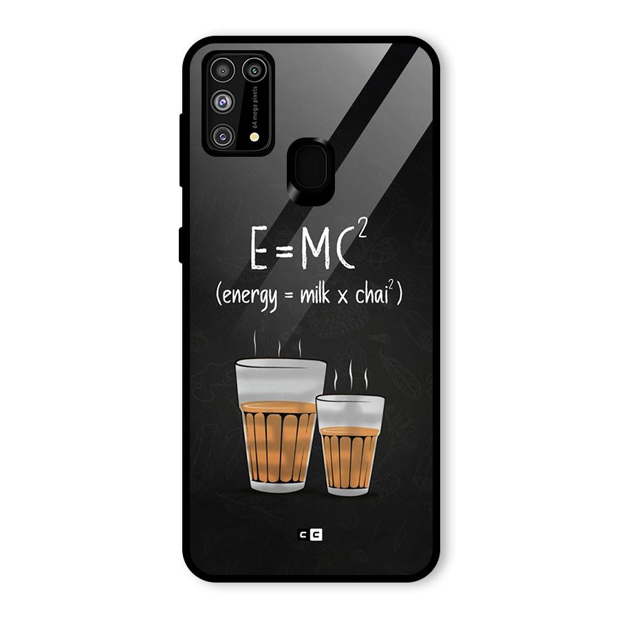 Tea Formula Glass Back Case for Galaxy F41