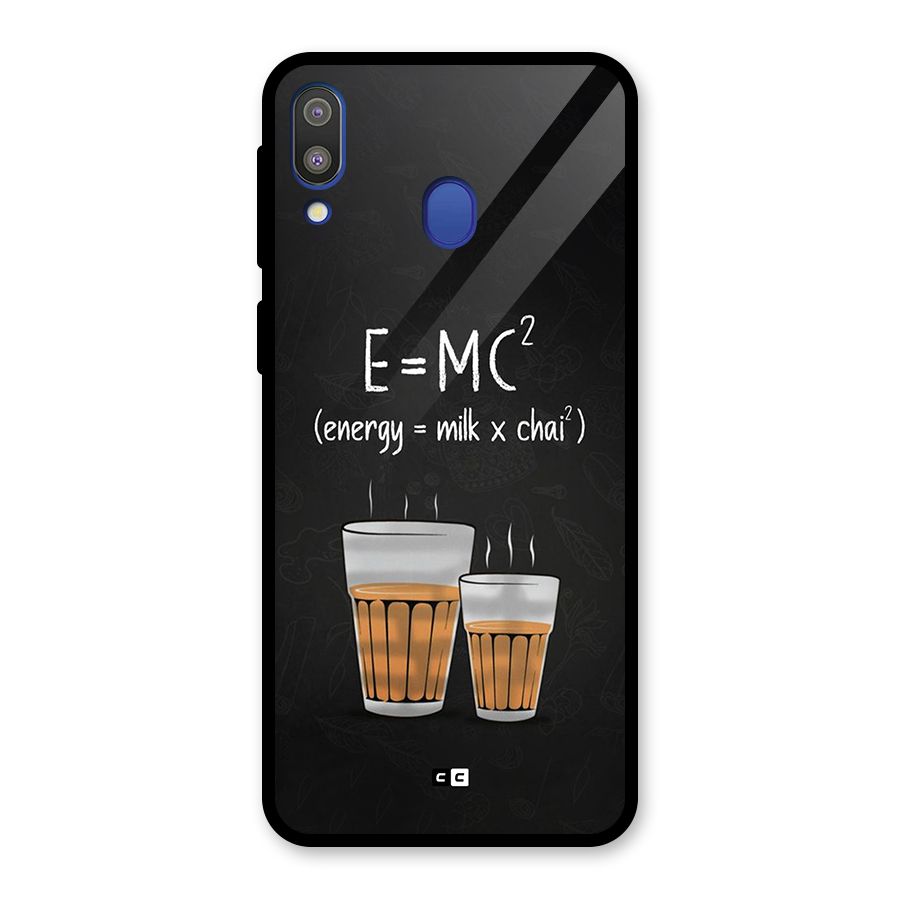Tea Formula Glass Back Case for Galaxy M20