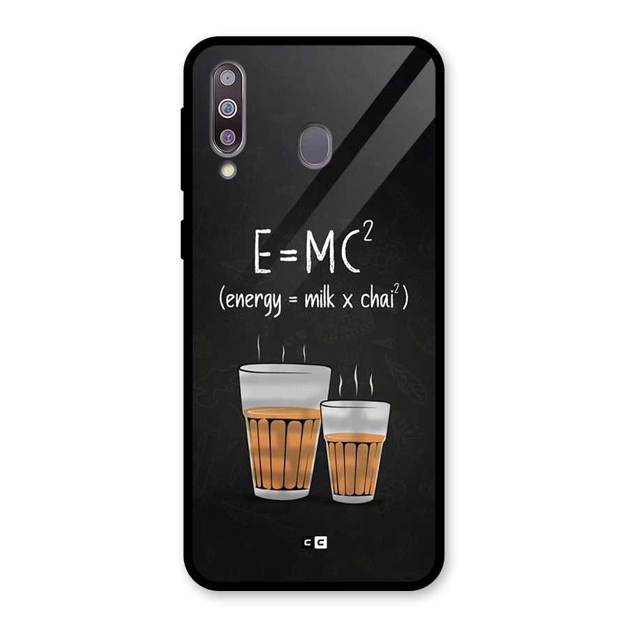 Tea Formula Glass Back Case for Galaxy M30