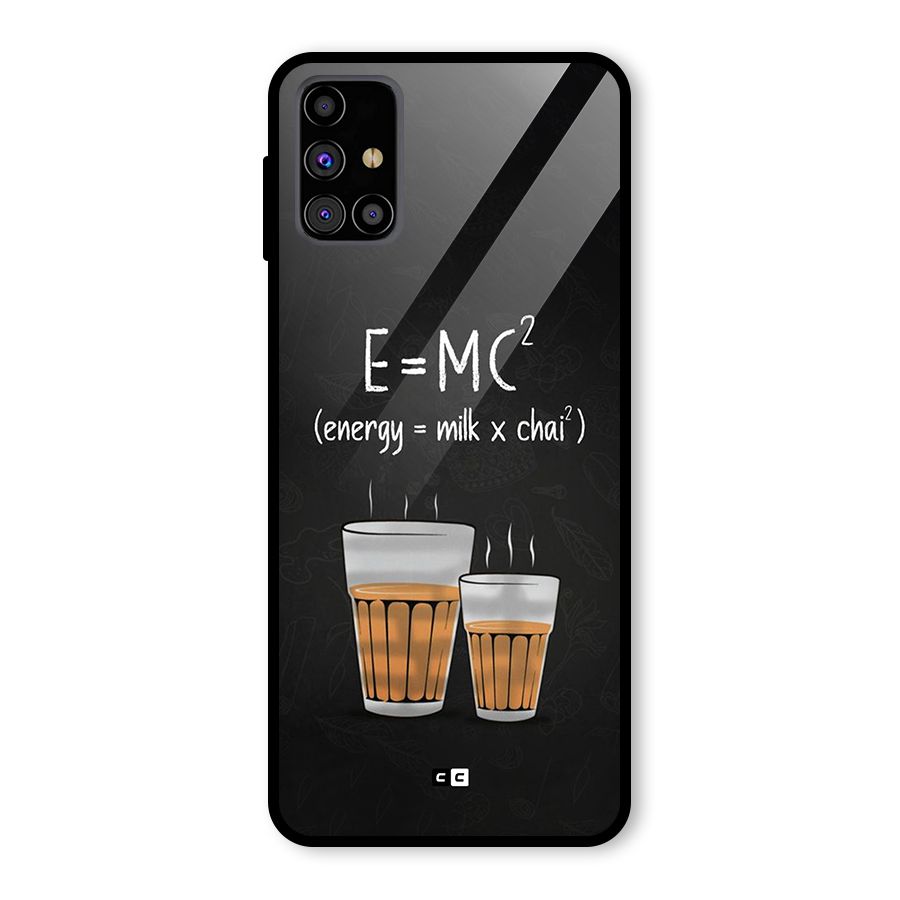 Tea Formula Glass Back Case for Galaxy M31s