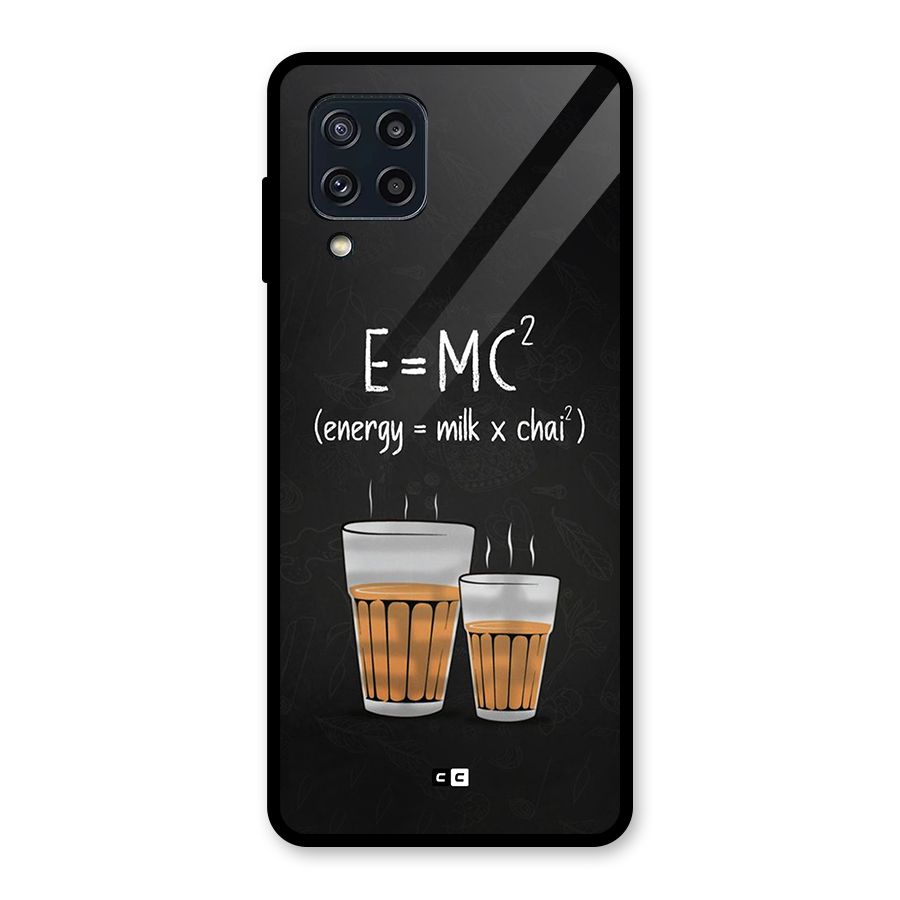 Tea Formula Glass Back Case for Galaxy M32