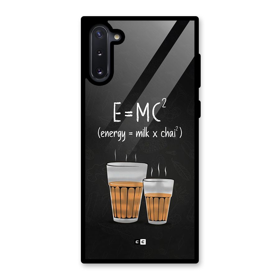 Tea Formula Glass Back Case for Galaxy Note 10
