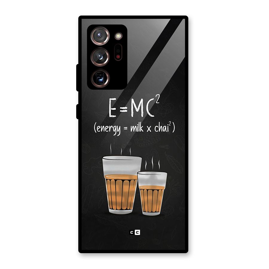 Tea Formula Glass Back Case for Galaxy Note 20 Ultra