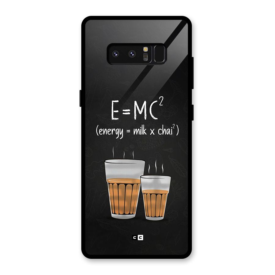 Tea Formula Glass Back Case for Galaxy Note 8