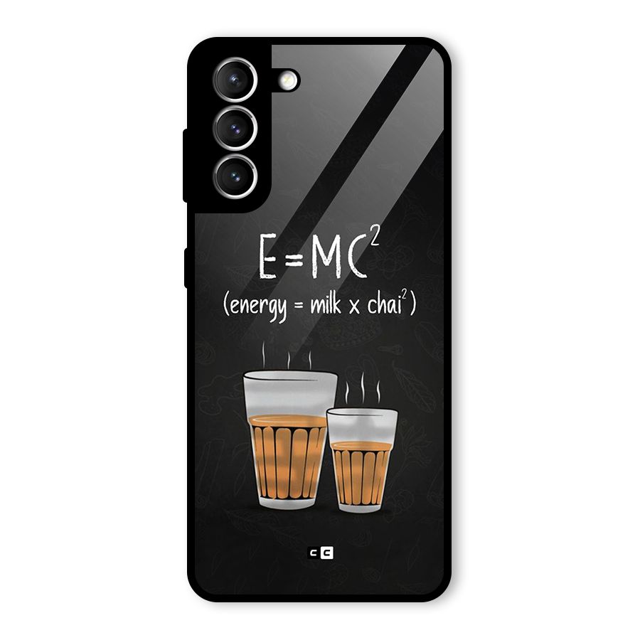 Tea Formula Glass Back Case for Galaxy S21 5G