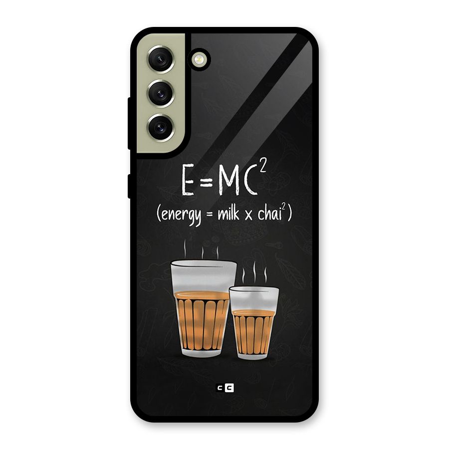 Tea Formula Glass Back Case for Galaxy S21 FE 5G