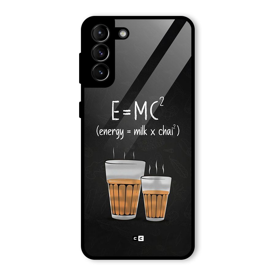 Tea Formula Glass Back Case for Galaxy S21 Plus