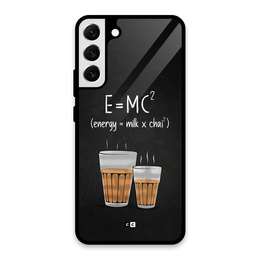 Tea Formula Glass Back Case for Galaxy S22 Plus 5G