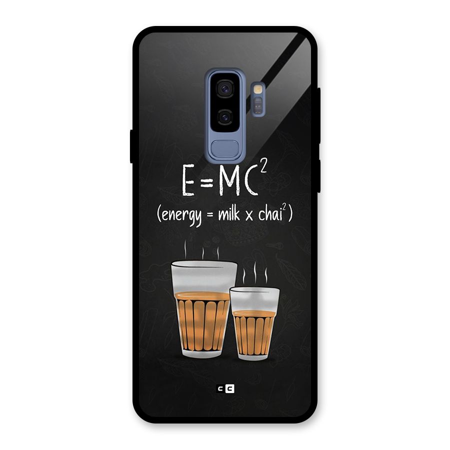 Tea Formula Glass Back Case for Galaxy S9 Plus