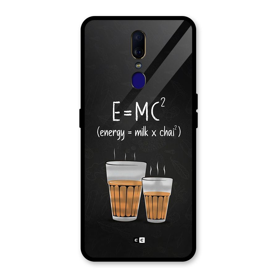 Tea Formula Glass Back Case for Oppo F11
