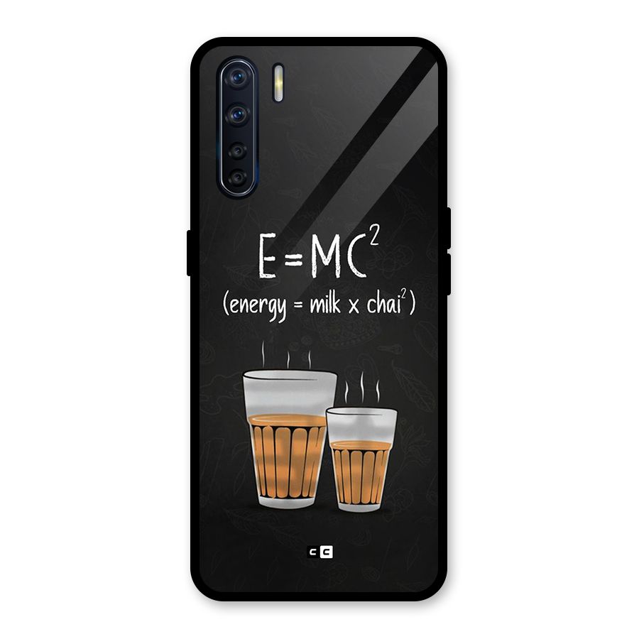 Tea Formula Glass Back Case for Oppo F15