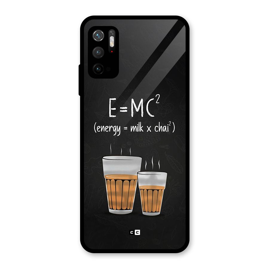 Tea Formula Glass Back Case for Poco M3 Pro 5G
