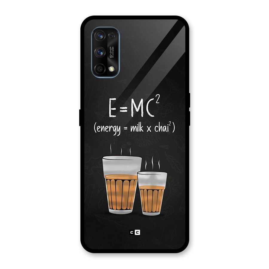Tea Formula Glass Back Case for Realme 7 Pro
