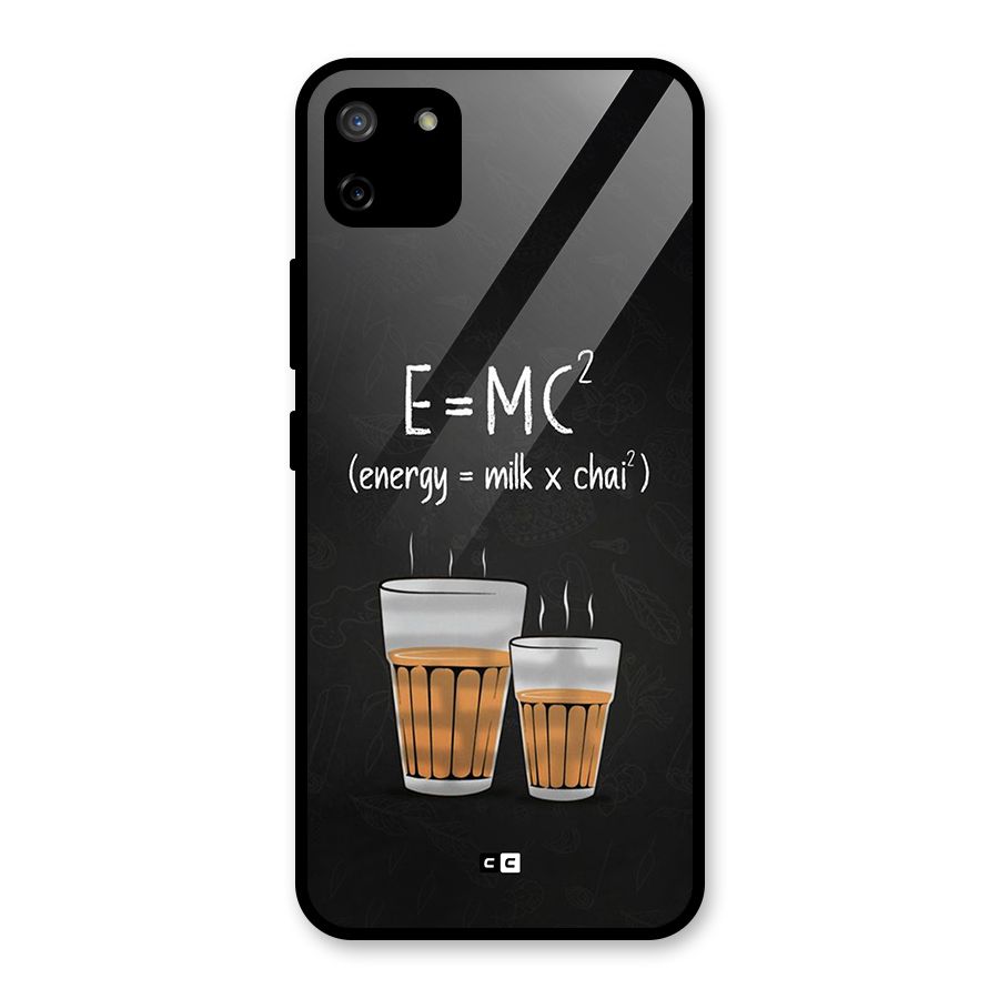 Tea Formula Glass Back Case for Realme C11