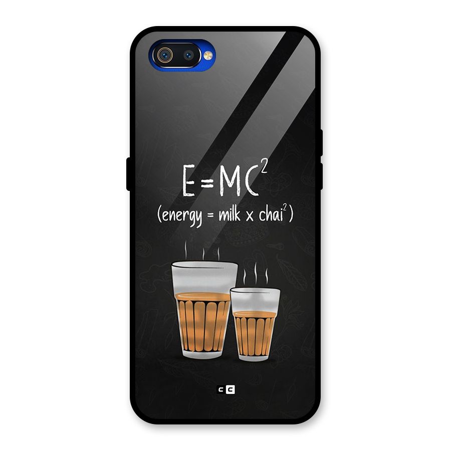 Tea Formula Glass Back Case for Realme C2