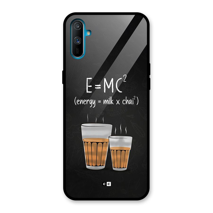 Tea Formula Glass Back Case for Realme C3