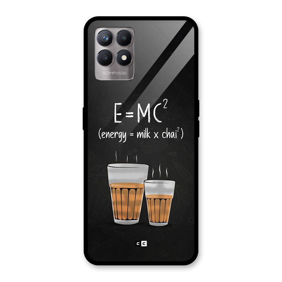 Tea Formula Glass Back Case for Realme Narzo 50