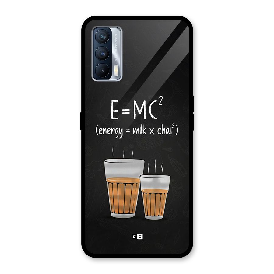 Tea Formula Glass Back Case for Realme X7