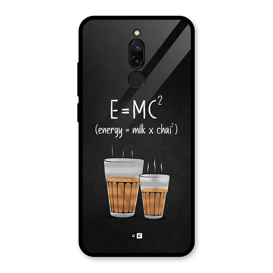 Tea Formula Glass Back Case for Redmi 8
