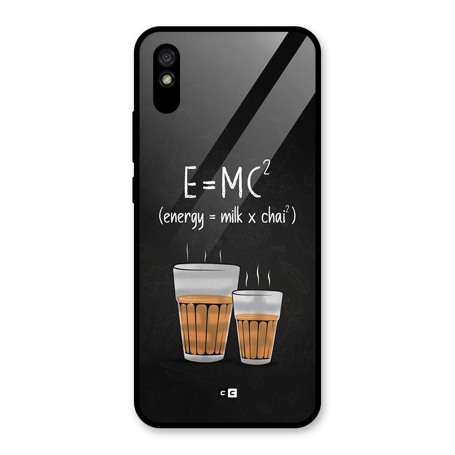 Tea Formula Glass Back Case for Redmi 9A