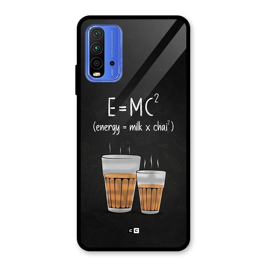 Tea Formula Glass Back Case for Redmi 9 Power