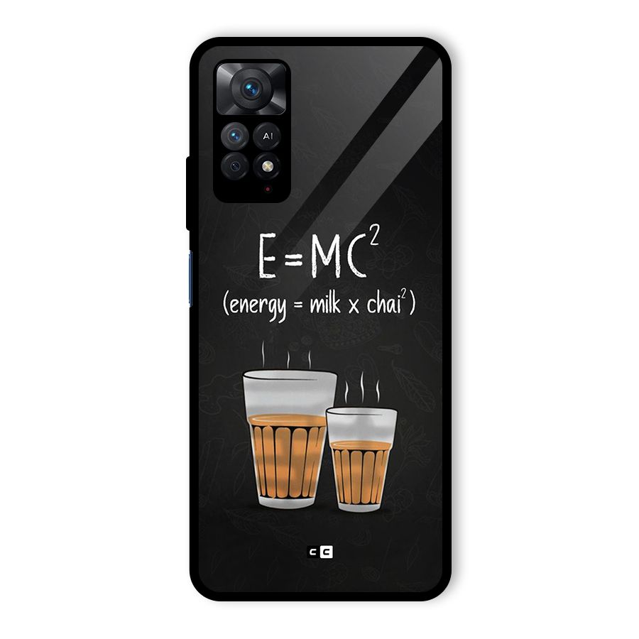 Tea Formula Glass Back Case for Redmi Note 11 Pro