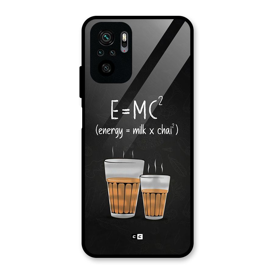 Tea Formula Glass Back Case for Redmi Note 11 SE