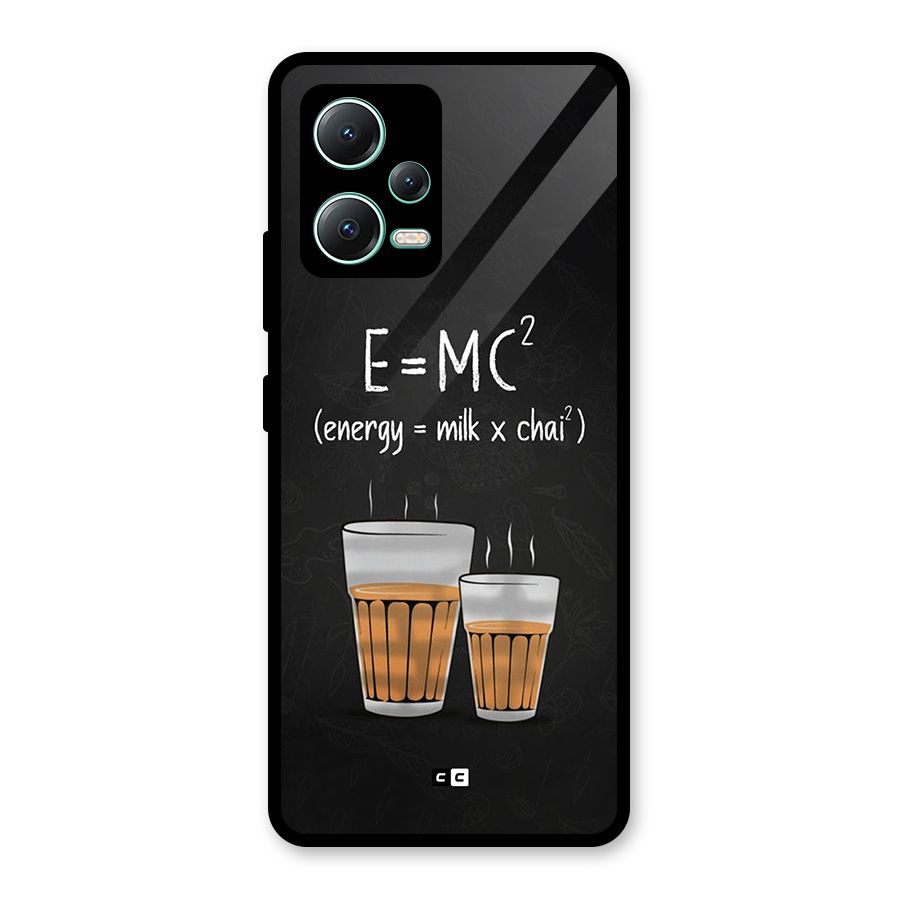 Tea Formula Glass Back Case for Redmi Note 12 5G