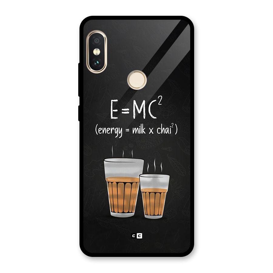 Tea Formula Glass Back Case for Redmi Note 5 Pro