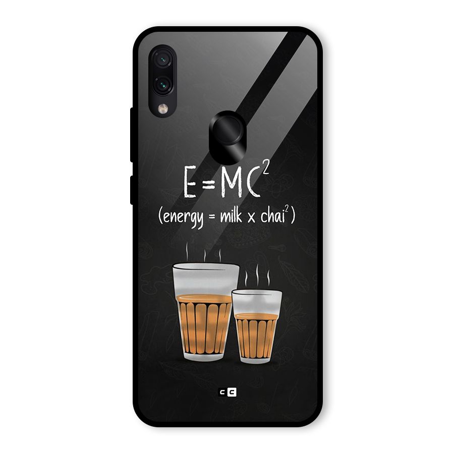 Tea Formula Glass Back Case for Redmi Note 7 Pro