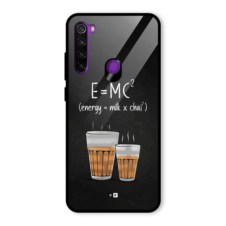 Tea Formula Glass Back Case for Redmi Note 8