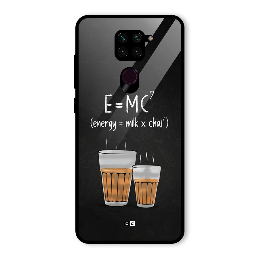 Tea Formula Glass Back Case for Redmi Note 9