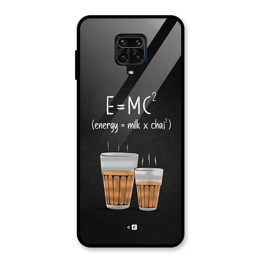 Tea Formula Glass Back Case for Redmi Note 9 Pro