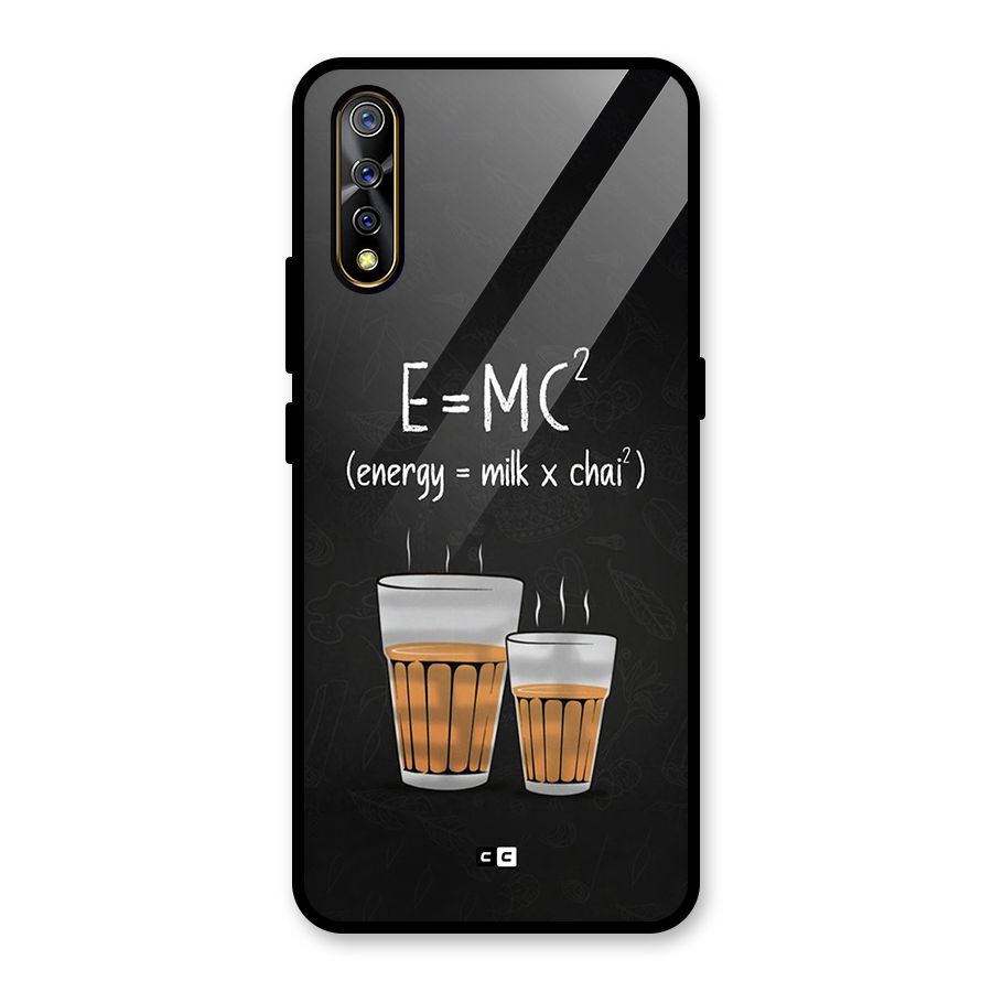 Tea Formula Glass Back Case for Vivo S1