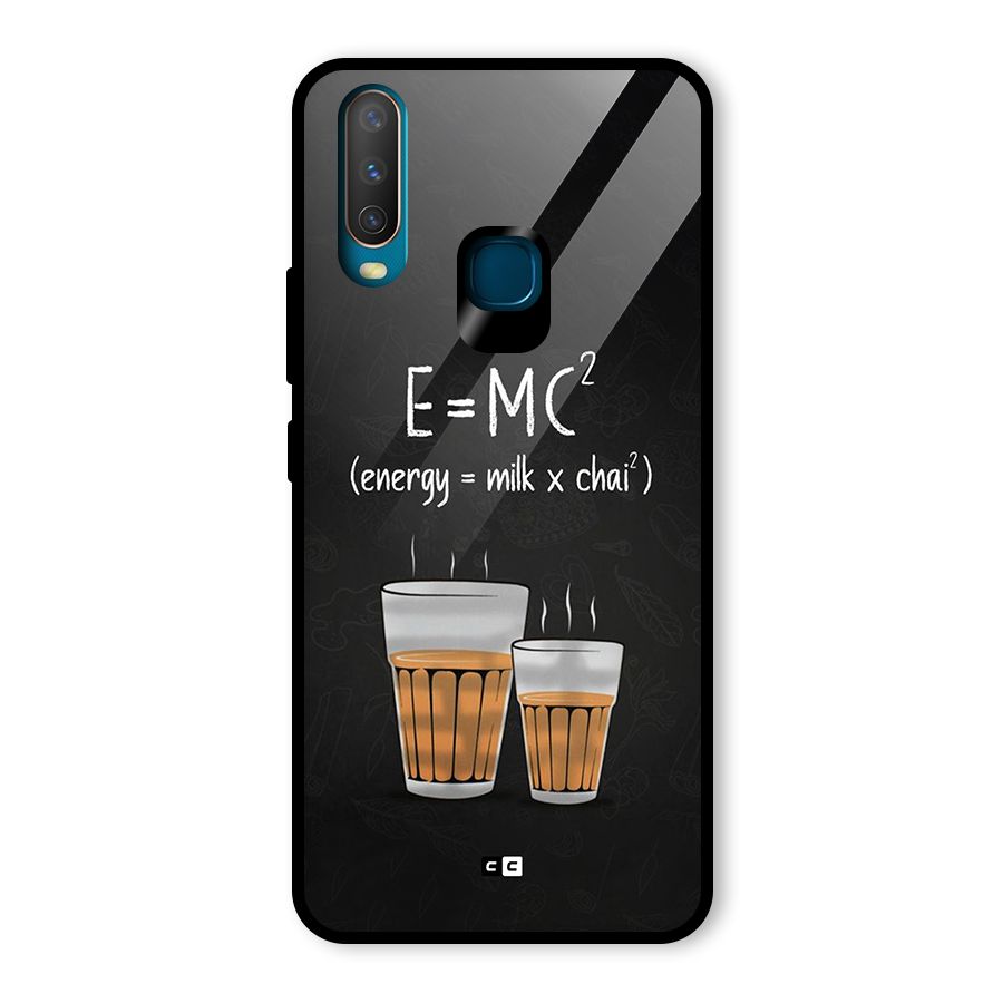 Tea Formula Glass Back Case for Vivo U10