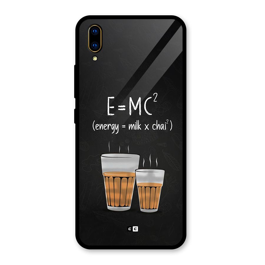Tea Formula Glass Back Case for Vivo V11 Pro