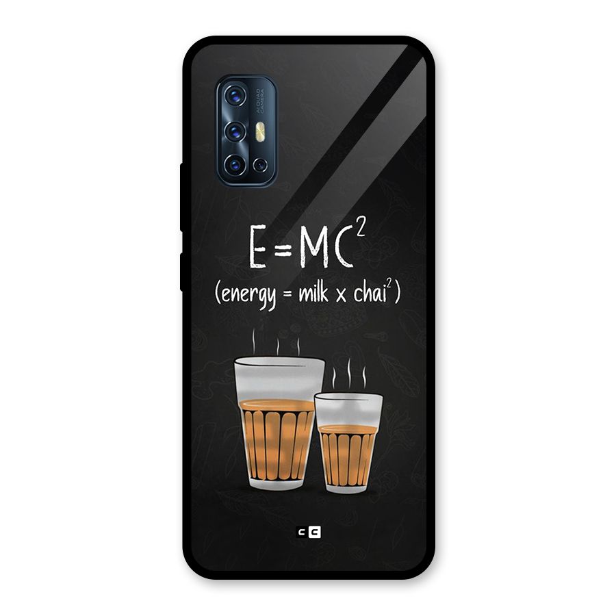 Tea Formula Glass Back Case for Vivo V17