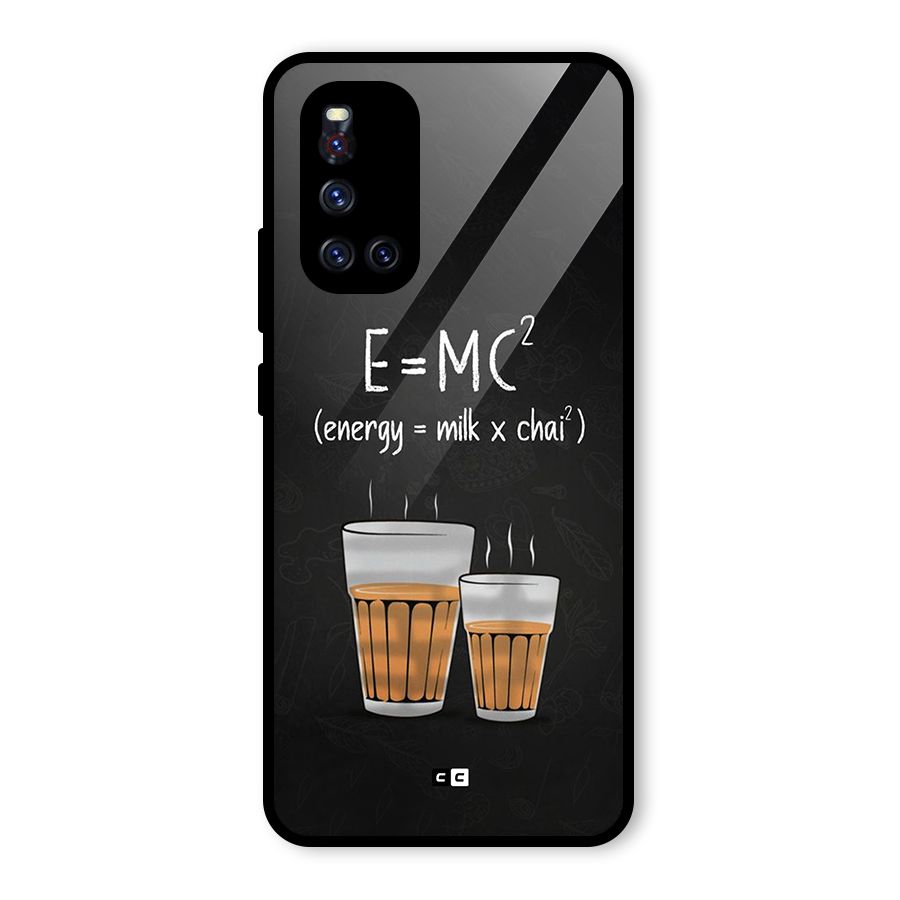 Tea Formula Glass Back Case for Vivo V19