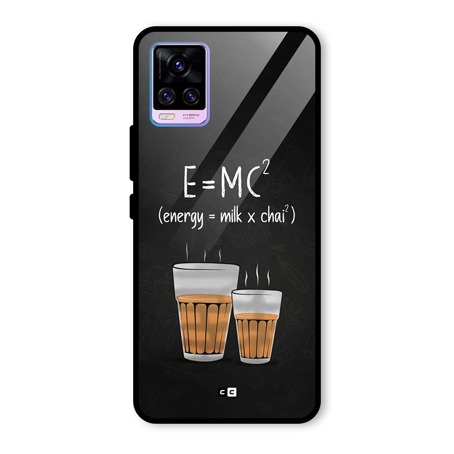 Tea Formula Glass Back Case for Vivo V20 Pro