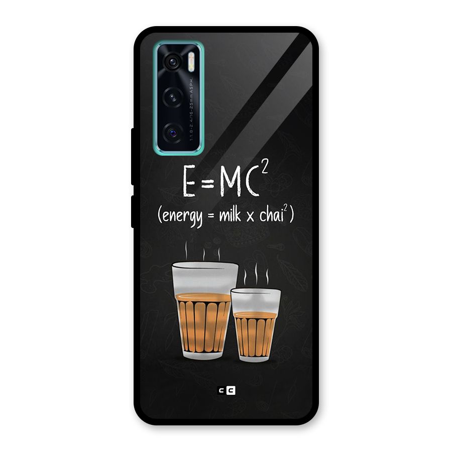 Tea Formula Glass Back Case for Vivo V20 SE