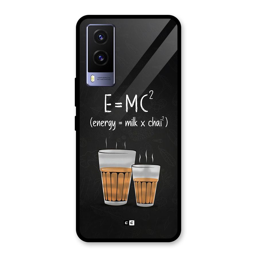 Tea Formula Glass Back Case for Vivo V21e 5G