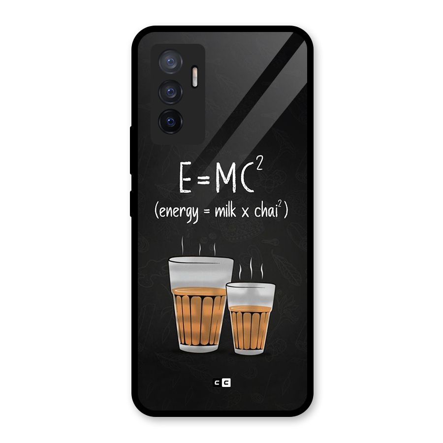 Tea Formula Glass Back Case for Vivo V23e