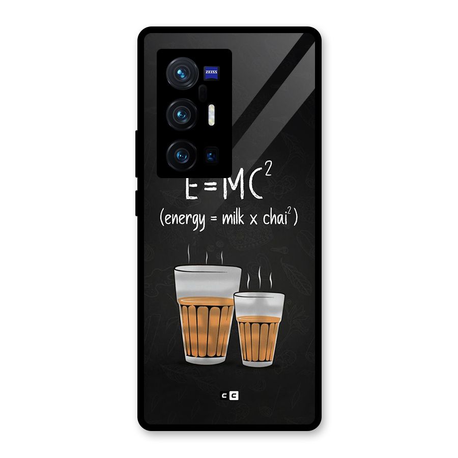Tea Formula Glass Back Case for Vivo X70 Pro Plus