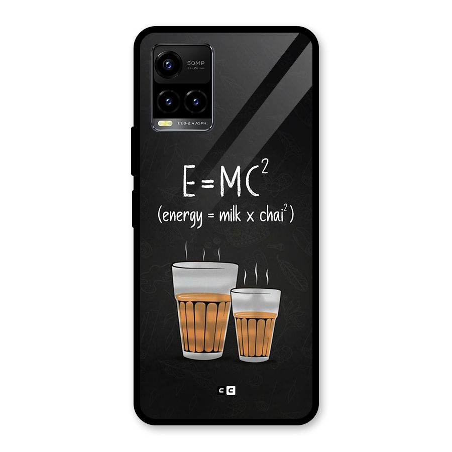 Tea Formula Glass Back Case for Vivo Y21T