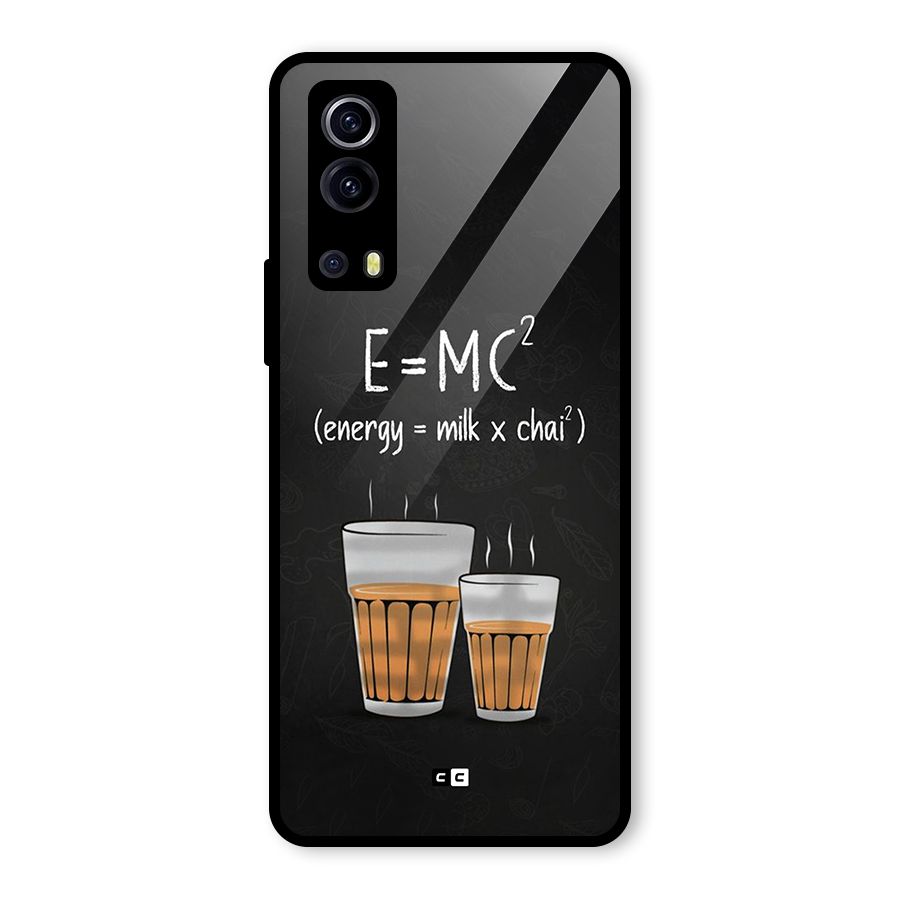 Tea Formula Glass Back Case for Vivo iQOO Z3