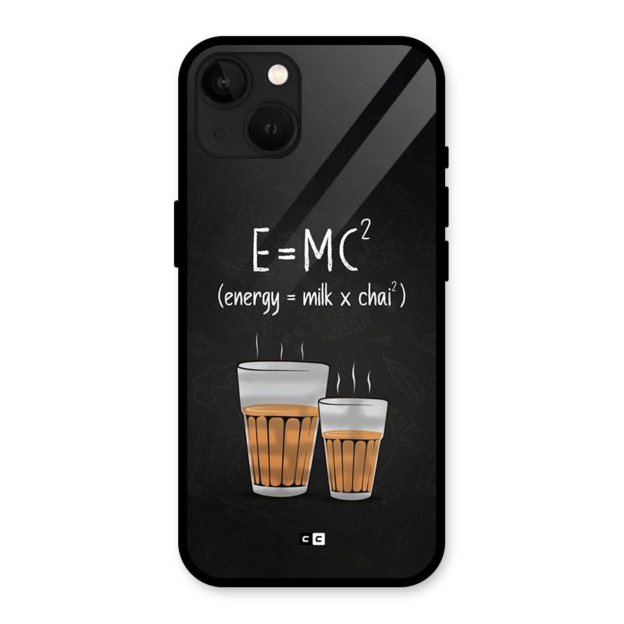Tea Formula Glass Back Case for iPhone 13