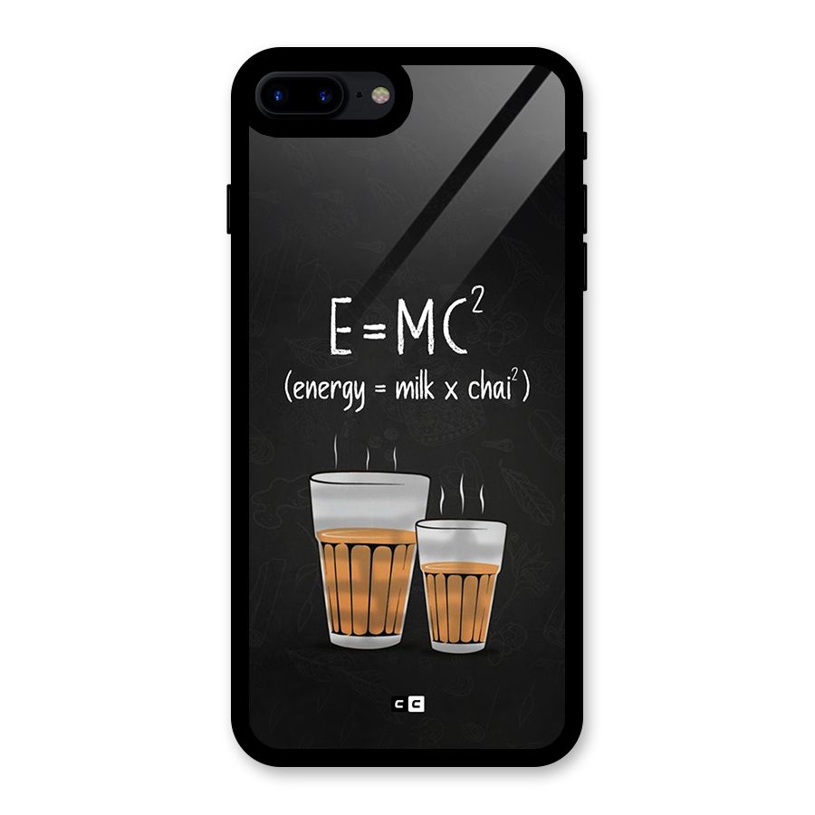 Tea Formula Glass Back Case for iPhone 8 Plus