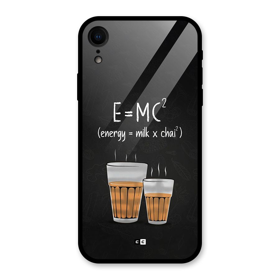 Tea Formula Glass Back Case for iPhone XR