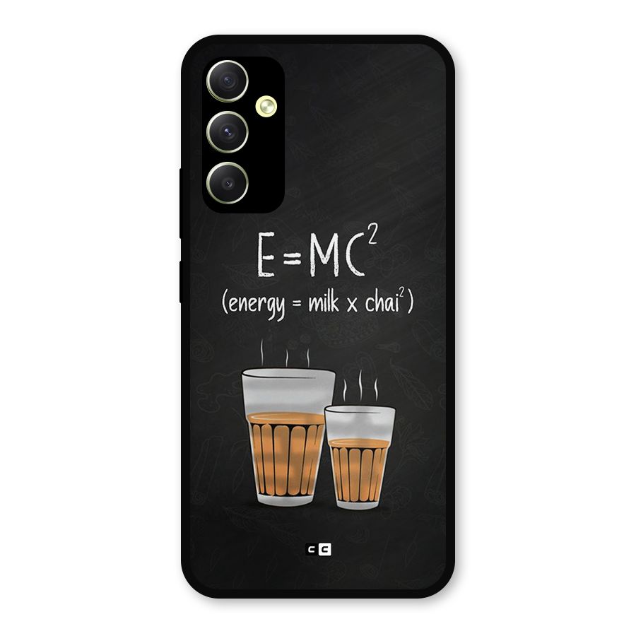 Tea Formula Metal Back Case for Galaxy A34
