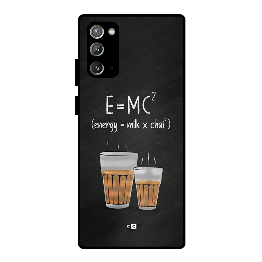 Tea Formula Metal Back Case for Galaxy Note 20